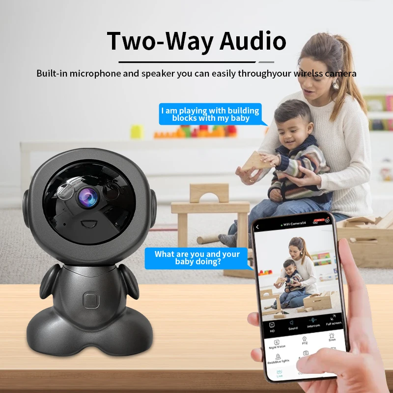 8MP Wifi Surveillance Robot Ca - Home Security Robot ulasan dan harga