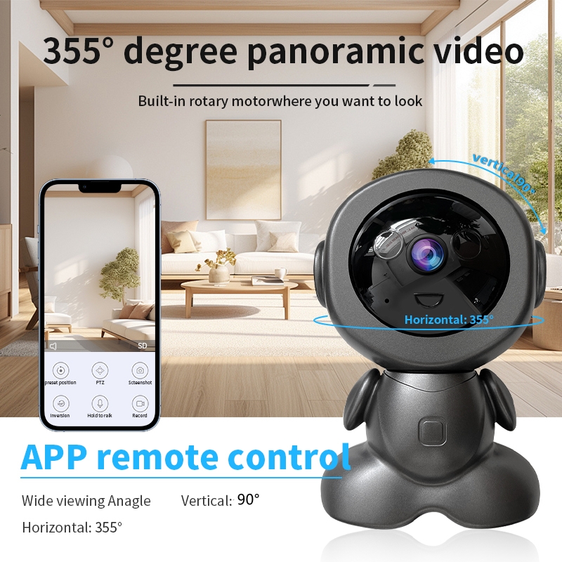 8MP Wifi Surveillance Robot Ca - Home Security Robot ulasan dan harga