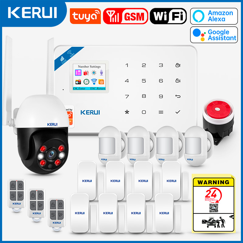 KERUI W181 Tuya Smart WIFI GSM - Home Security Front Door Camera ulasan dan harga