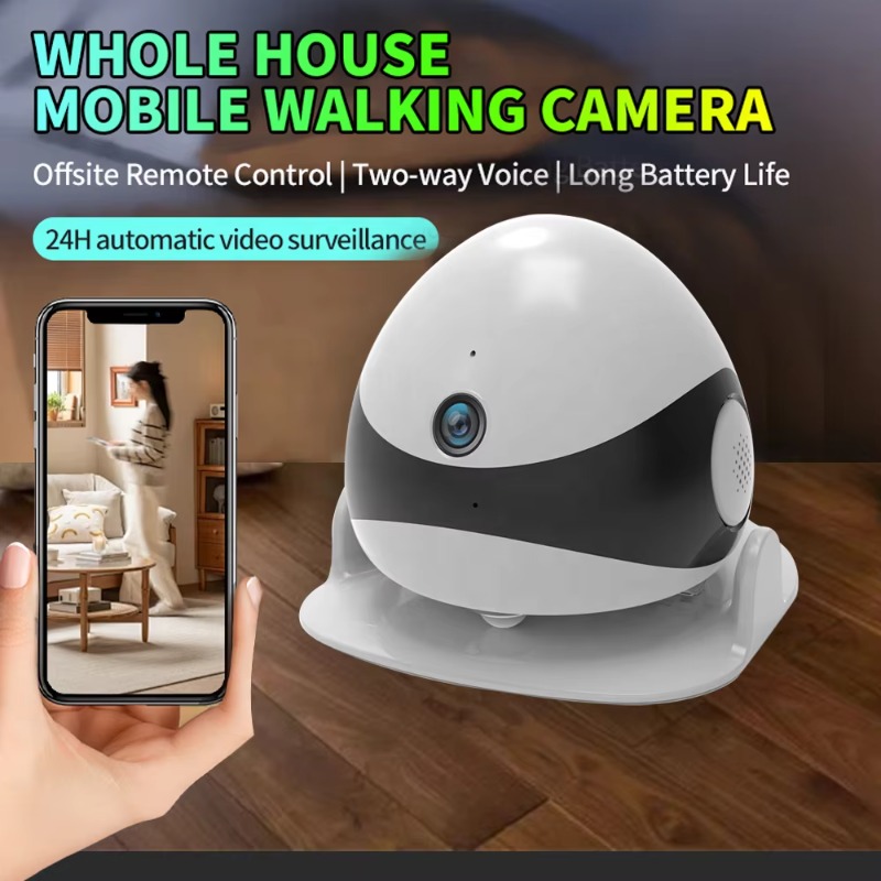 Wireless 2K HD Mobile Pet Comp - Home Security Robot ulasan dan harga
