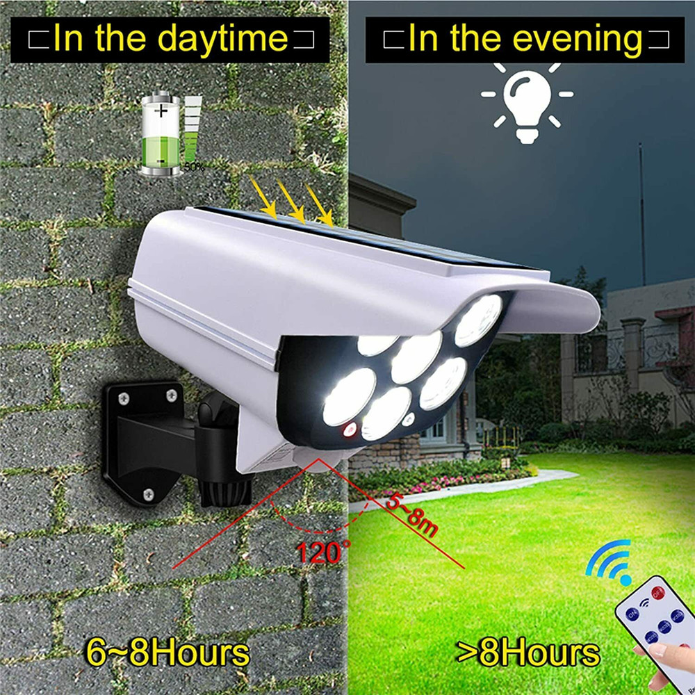 Outdoor Solar Light Motion Sen - Home Security Flood Lights ulasan dan harga
