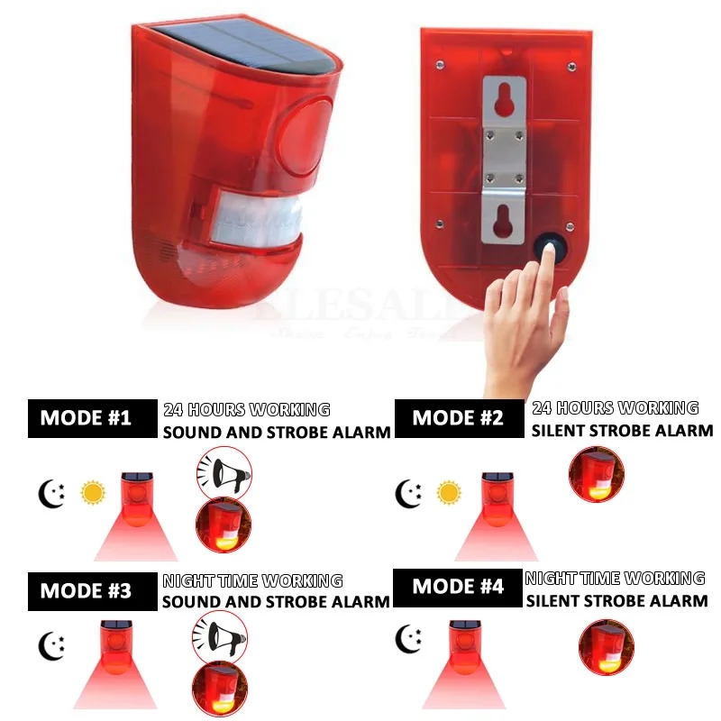 Waterproof Solar Powered Alarm - Sim Gsm Alarm ulasan dan harga