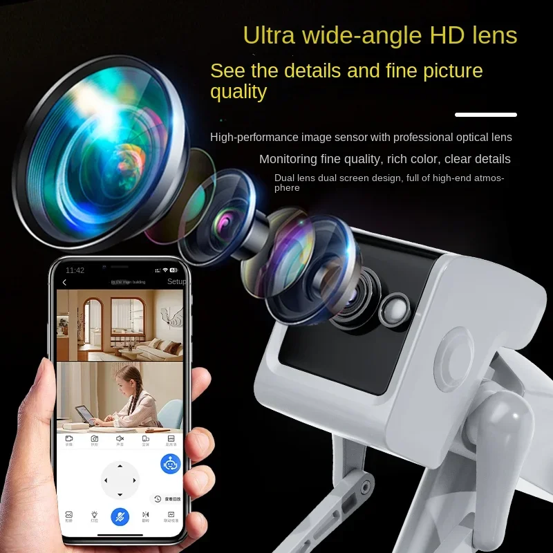 2MP Camera IP Camera Wireless  - Home Security Robot ulasan dan harga