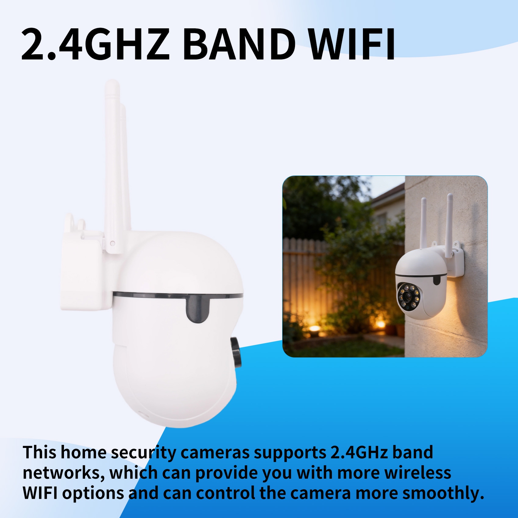 DT23 1080P WiFi Security Camer - Home Security Flood Lights ulasan dan harga