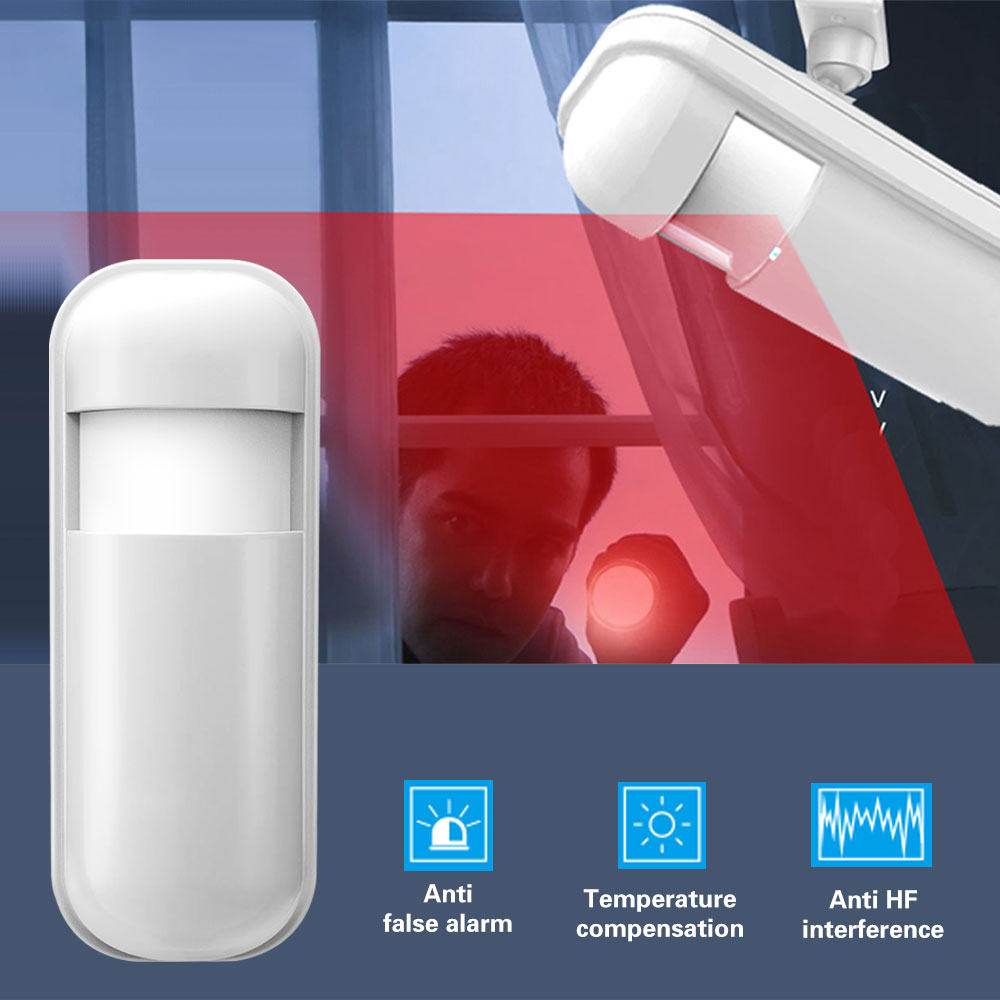 433MHz Motion Sensor Wireless  - Sim Gsm Alarm ulasan dan harga
