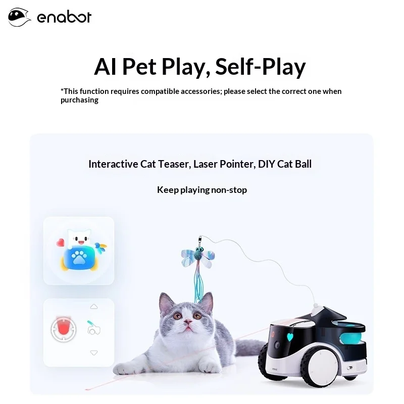 Enabot ROLA PetPal Smart Robot - Home Security Robot ulasan dan harga