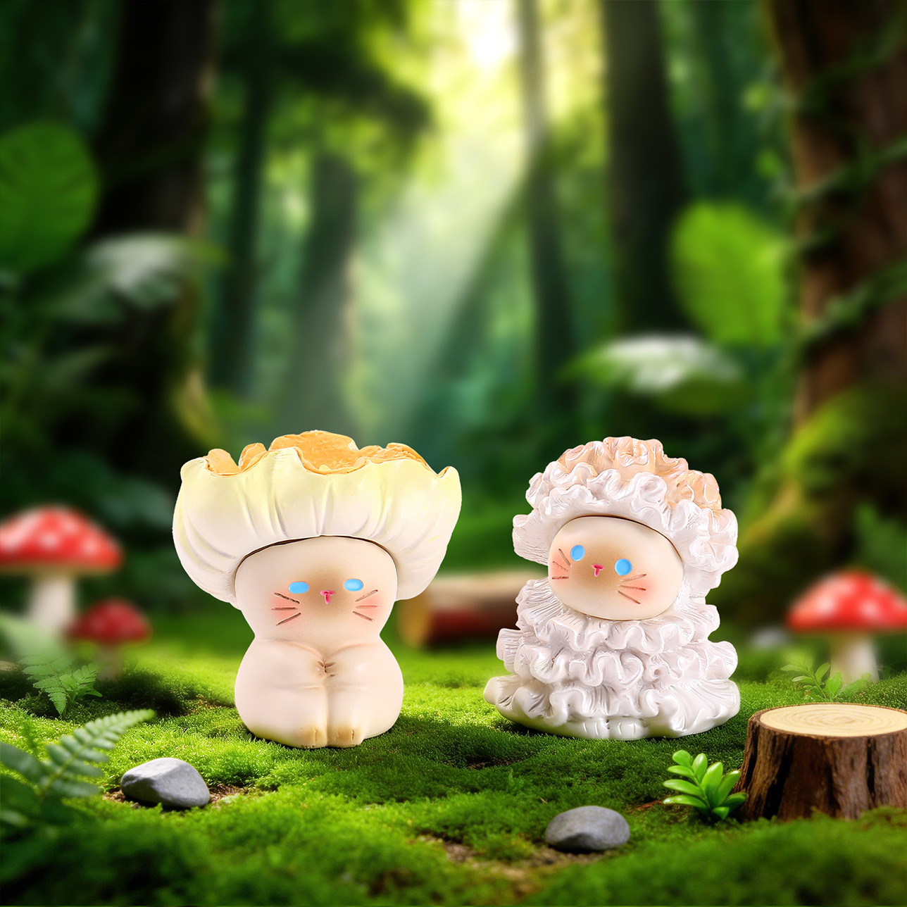 Mushroom Meow Blind Box Cute C - Home Security Box ulasan dan harga