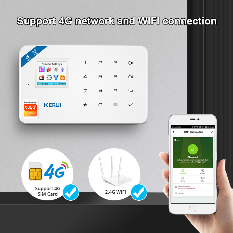KERUI Security Alarm System Ki - Sim Gsm Alarm ulasan dan harga