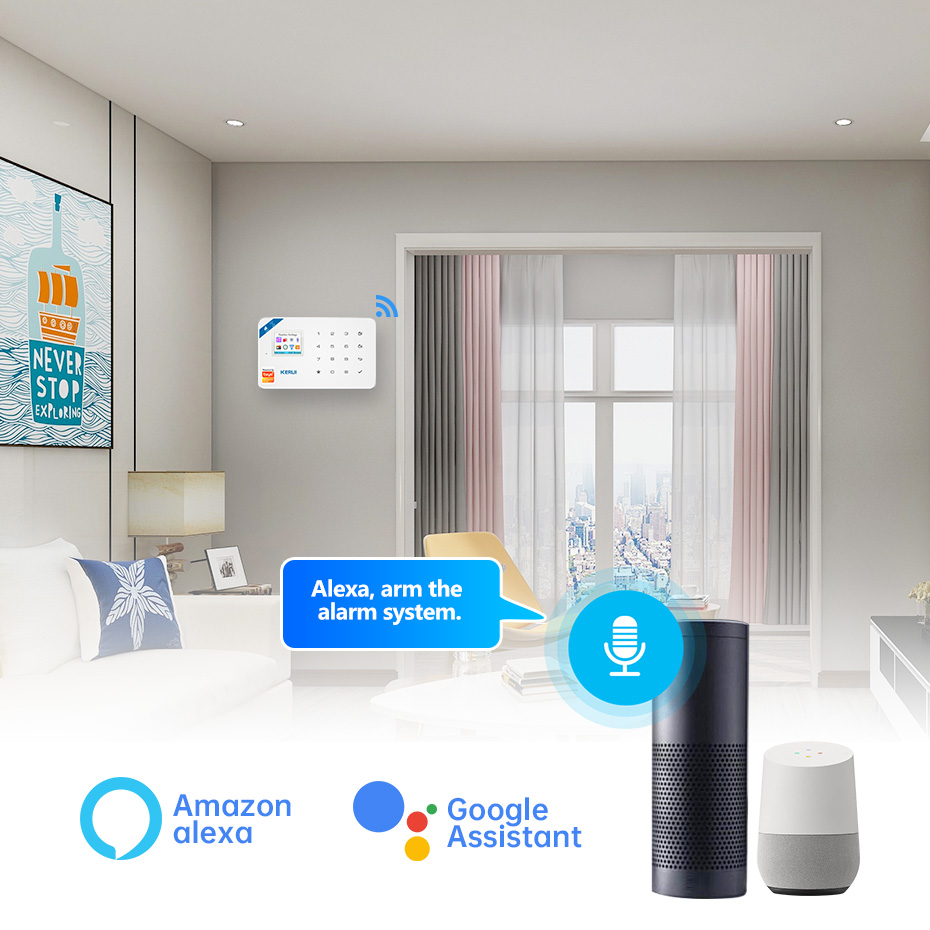 KERUI Security Alarm System Ki - Sim Gsm Alarm ulasan dan harga