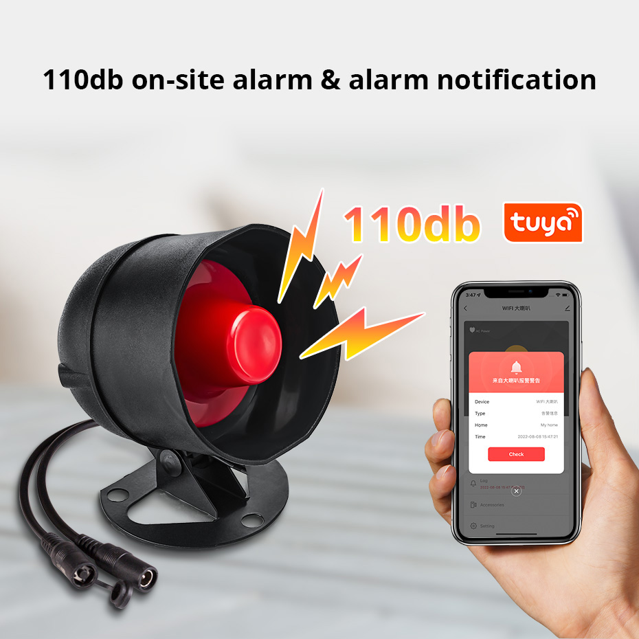 KERUI Tuya WIFI Loudly Speaker - Sim Gsm Alarm ulasan dan harga