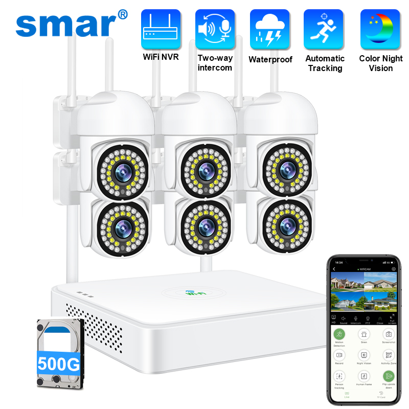 Smar 3MP Wireless CCTV Securit - Sim Gsm Alarm ulasan dan harga