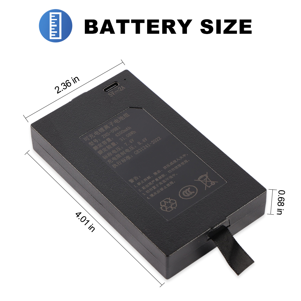 ZNS-09B1 4200mAh C+C- P-P+ Rep - Home Security Battery Replacement ulasan dan harga