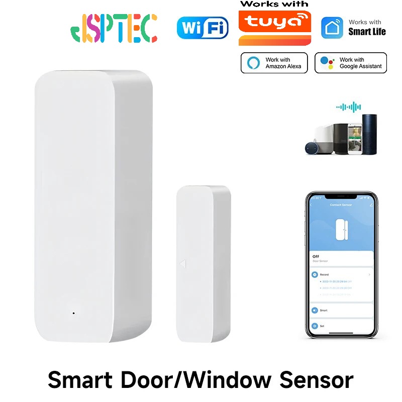 Tuya WiFi Smart Door Sensor Do - Sim Gsm Alarm ulasan dan harga
