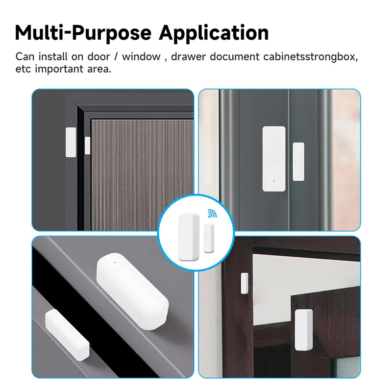 Tuya WiFi Smart Door Sensor Do - Sim Gsm Alarm ulasan dan harga